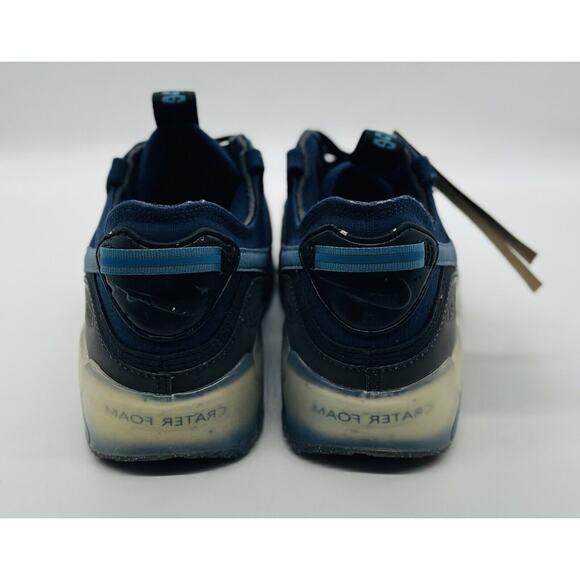 NEW Nike Air Max Terrascape 90 Midnight Navy Noise Aqua DV7413-400 Men's Sz 7.5 - Picture 4 of 7
